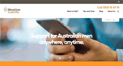 Desktop Screenshot of mensline.org.au